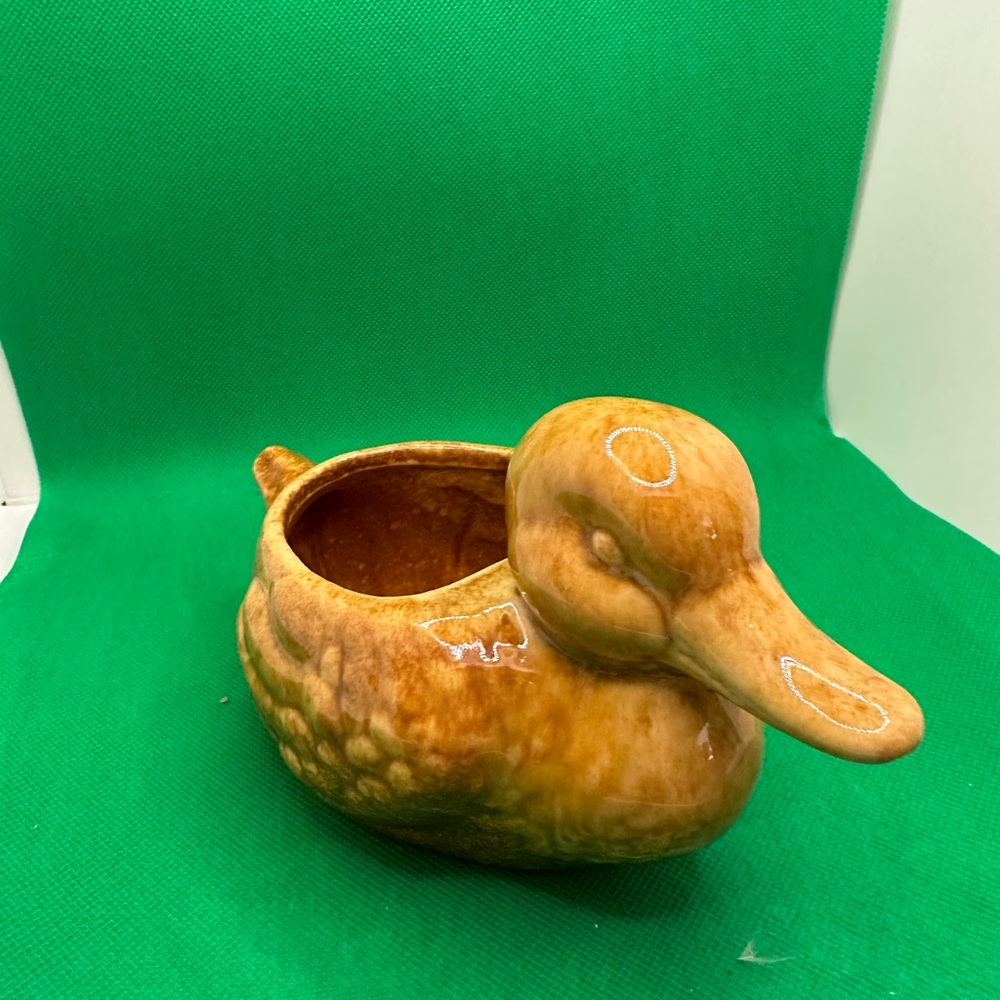 Haeger pottery duck flower pot